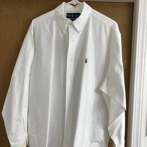 Mens Ralph Lauren Polo Yarmouth Oxford 16.5 32/33 Dress Shirt